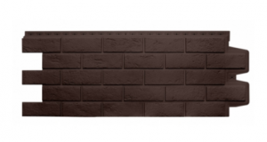 Фасадная панель Grand Line состаренный кирпич стандарт Коричневый